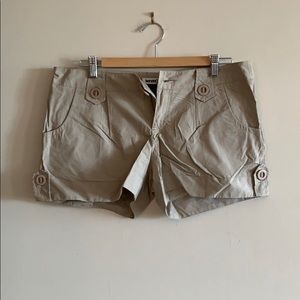 Kenzie Girl khaki short shorts.